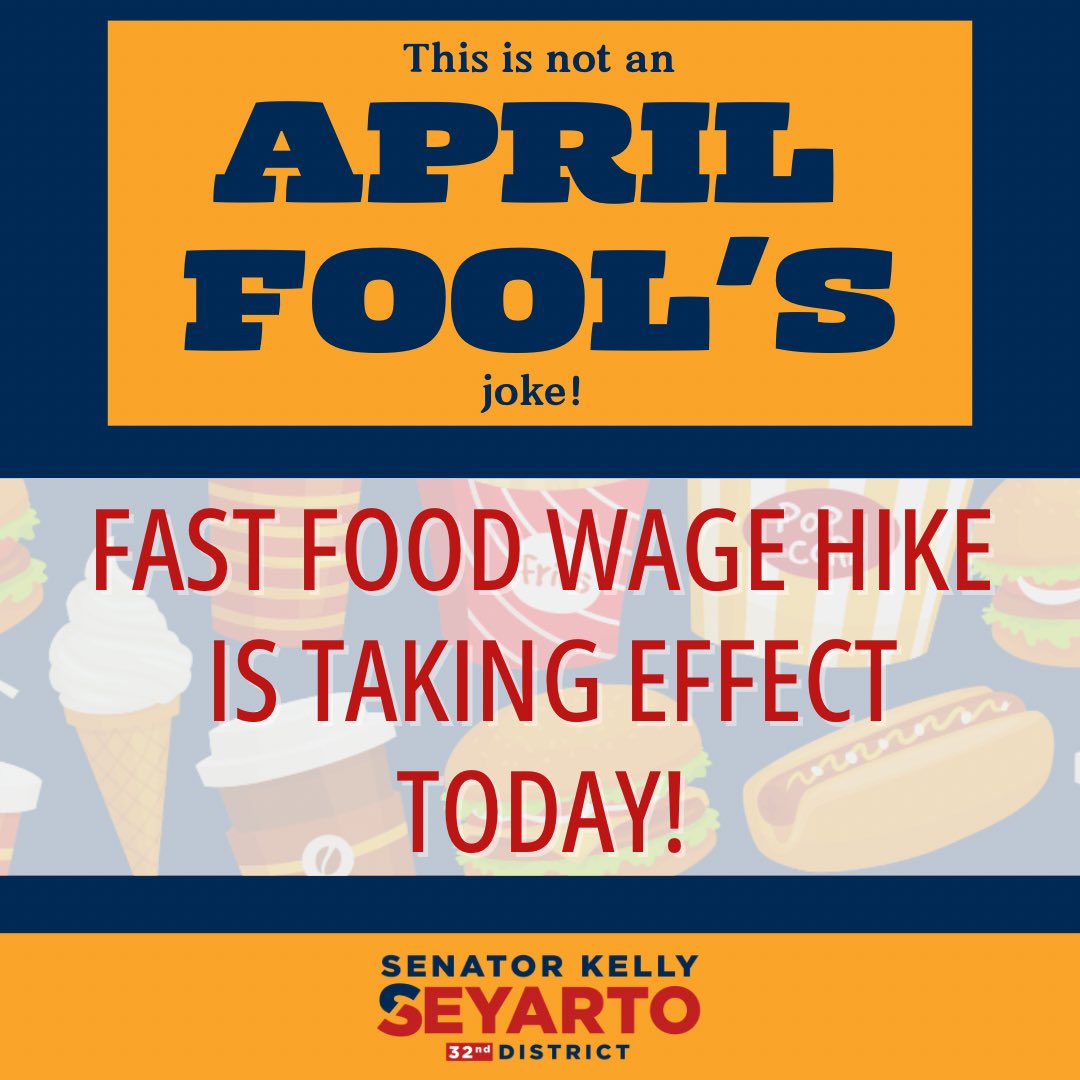 The implementation of this bill (AB 1228, 2023) will have serious consequences for both small business owners and employees. Ultimately, additional wage costs will be passed on to you, the consumer, via higher prices. sr32.senate.ca.gov/content/get-re…