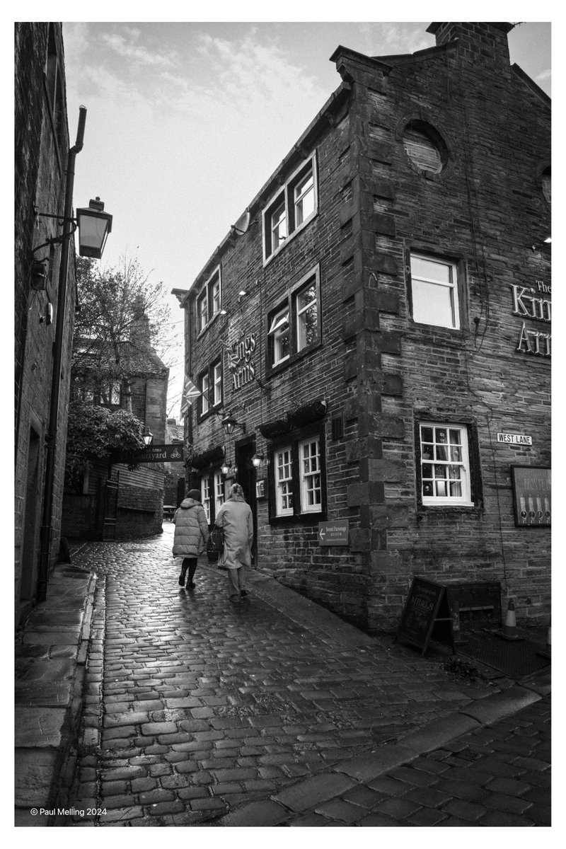 The King's Arms, Haworth. #BronteCountry #WestYorkshire #bnwphotography