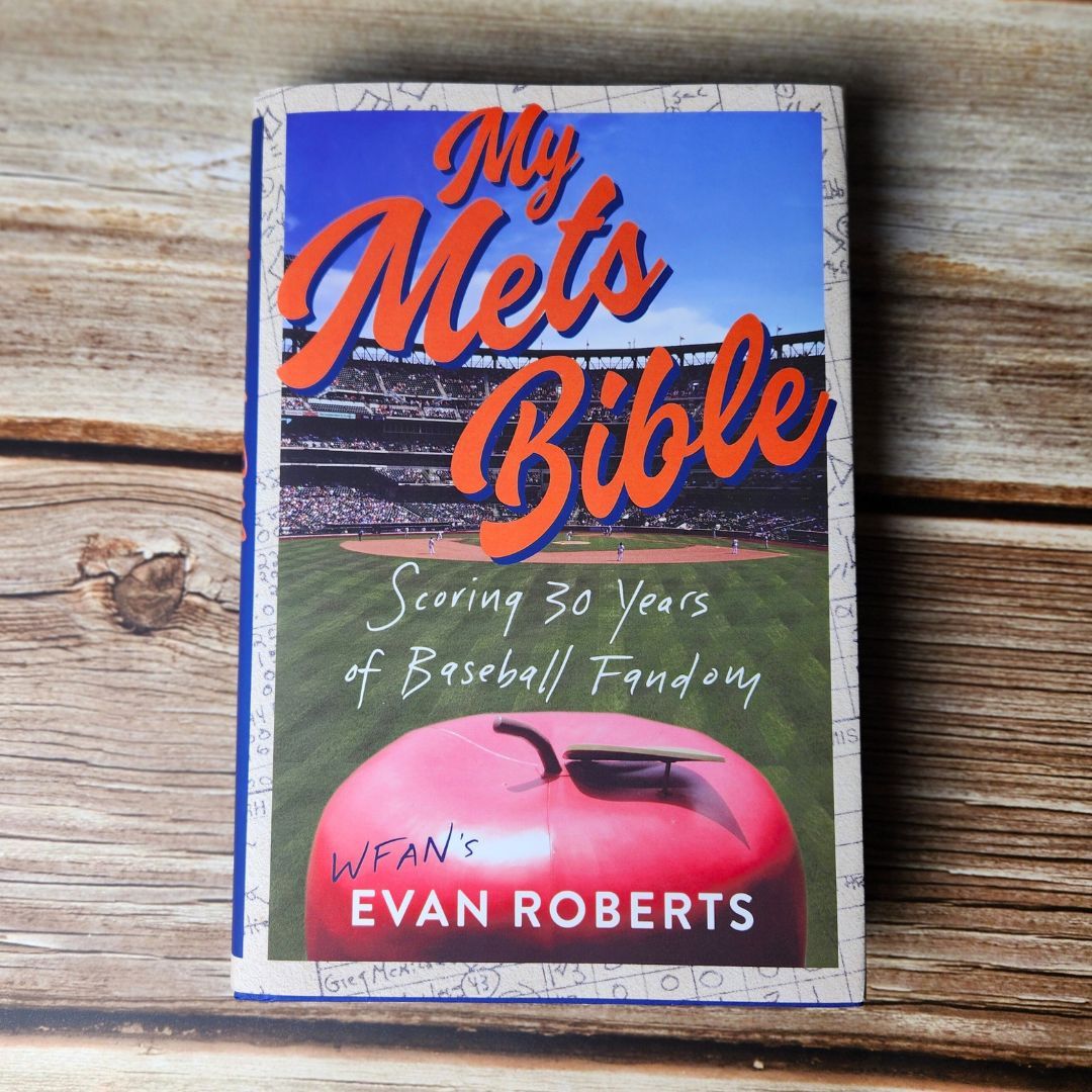 1 more day until 'My Mets Bible' is out! By turns heartfelt and hilarious, @EvanRobertsWFAN delivers a thrilling and wholly unique journey through modern Mets history. Order your copy today! buff.ly/4cCfjsh