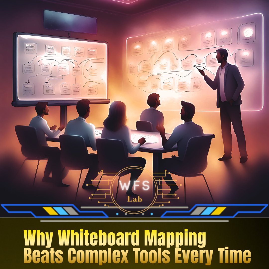 WFS_Growth_Lab's tweet photo. Ready to get your process mojo back?  Break out the whiteboard.  Your productivity (and sanity) will thank you! 🙌 https://t.co/yKG2j4ECAP