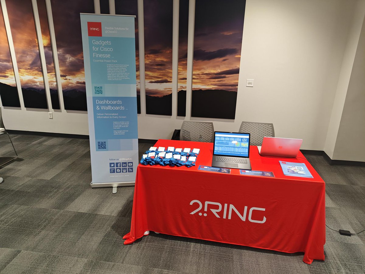 #2RingCX is participating in the #WebexContactCenter tech summit in Richardson, TX! If you're in attendance, make sure you stop by our 2Ring table and register for our happy hour event later tonight! See you there! 😊 🎉 #CCTR #UCOMS #CX #ContactCenterSolutions