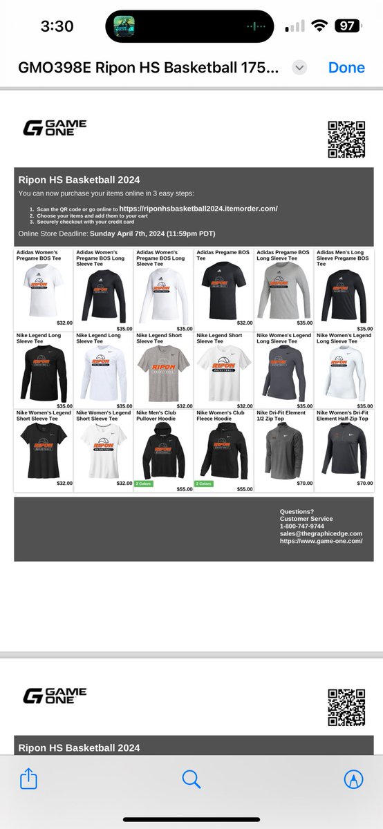 Ripon Basketball tweet media