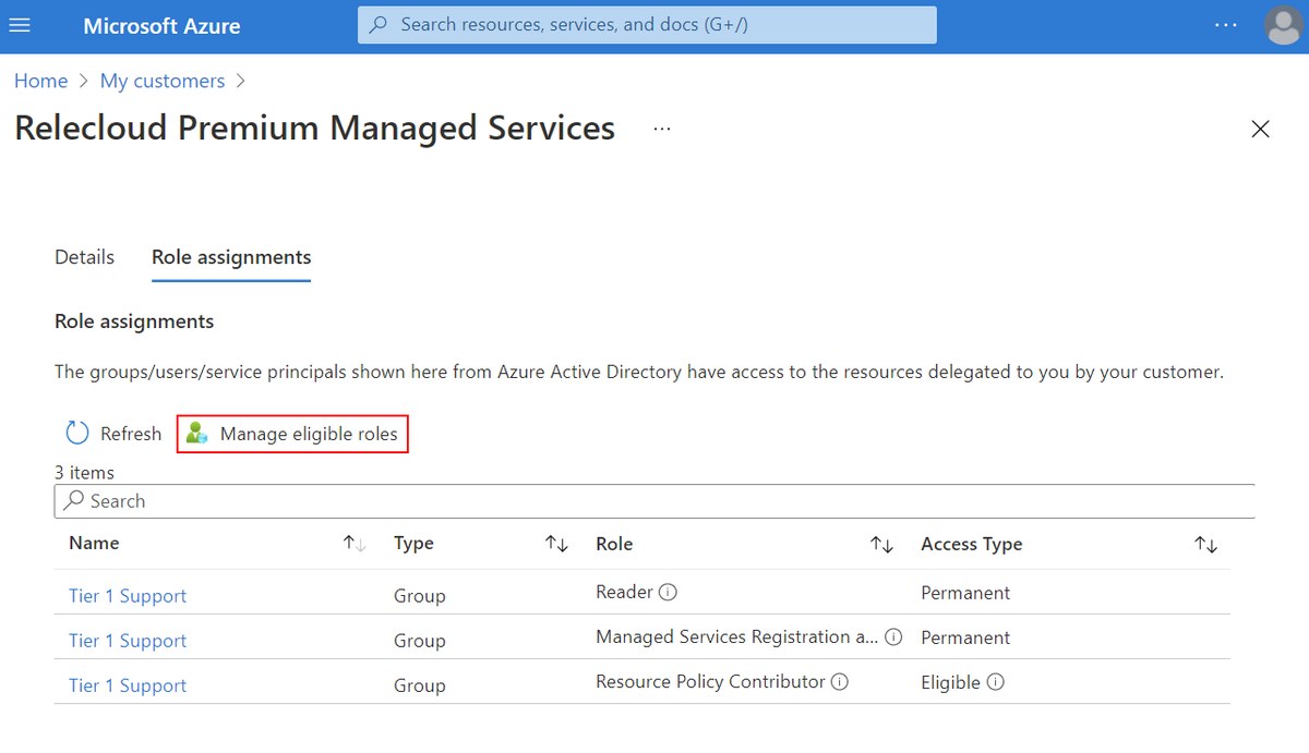 AzureSupport's tweet photo. Minimize security risks with #AzureLighthouse by creating eligible authorizations that grant temporary access to specified roles. Learn how to set up permissions for users in your managing tenant with this guide here: https://t.co/VIv1HdttCz https://t.co/3m4OYe2iVr