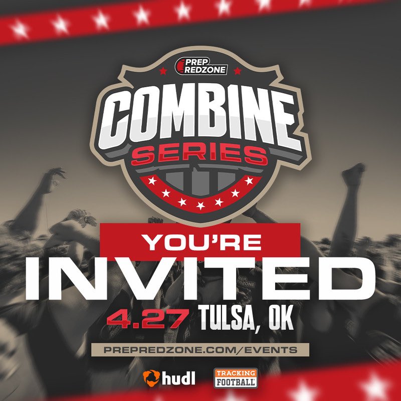 Thank you for the combine invite @PrepRedzoneOK looking forward to attending. @MillersFB @TheShaqMiller @OkieTakeover