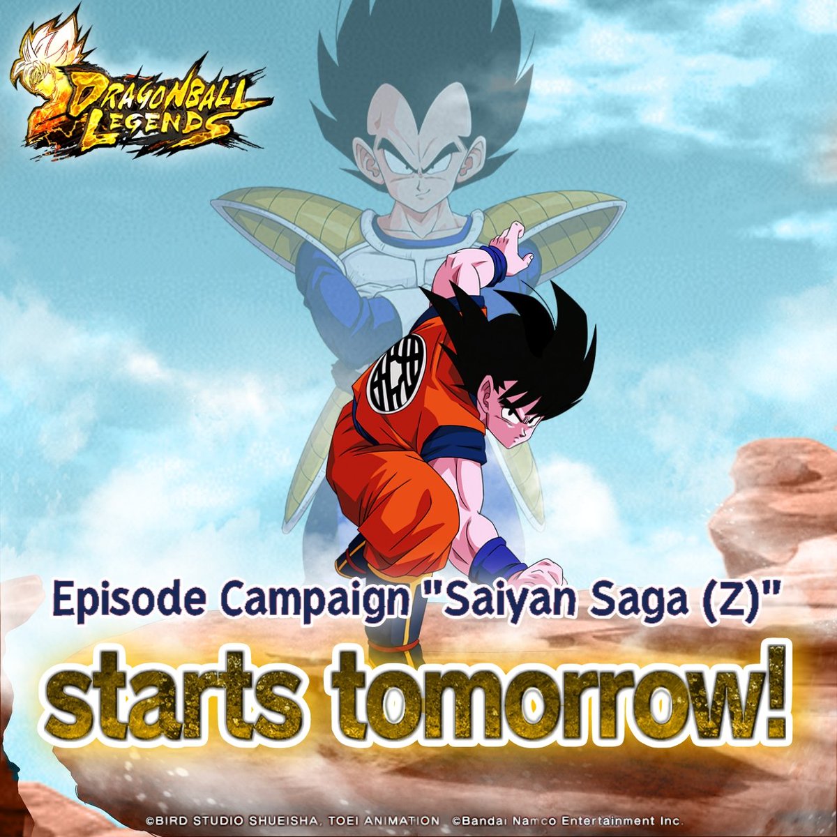chims on X The Episode Campaign Saiyan Saga Z begins tomorrow Events and characters centered around the Dragon Ball Z anime s Saiyan Saga are scheduled for this month Don t miss them