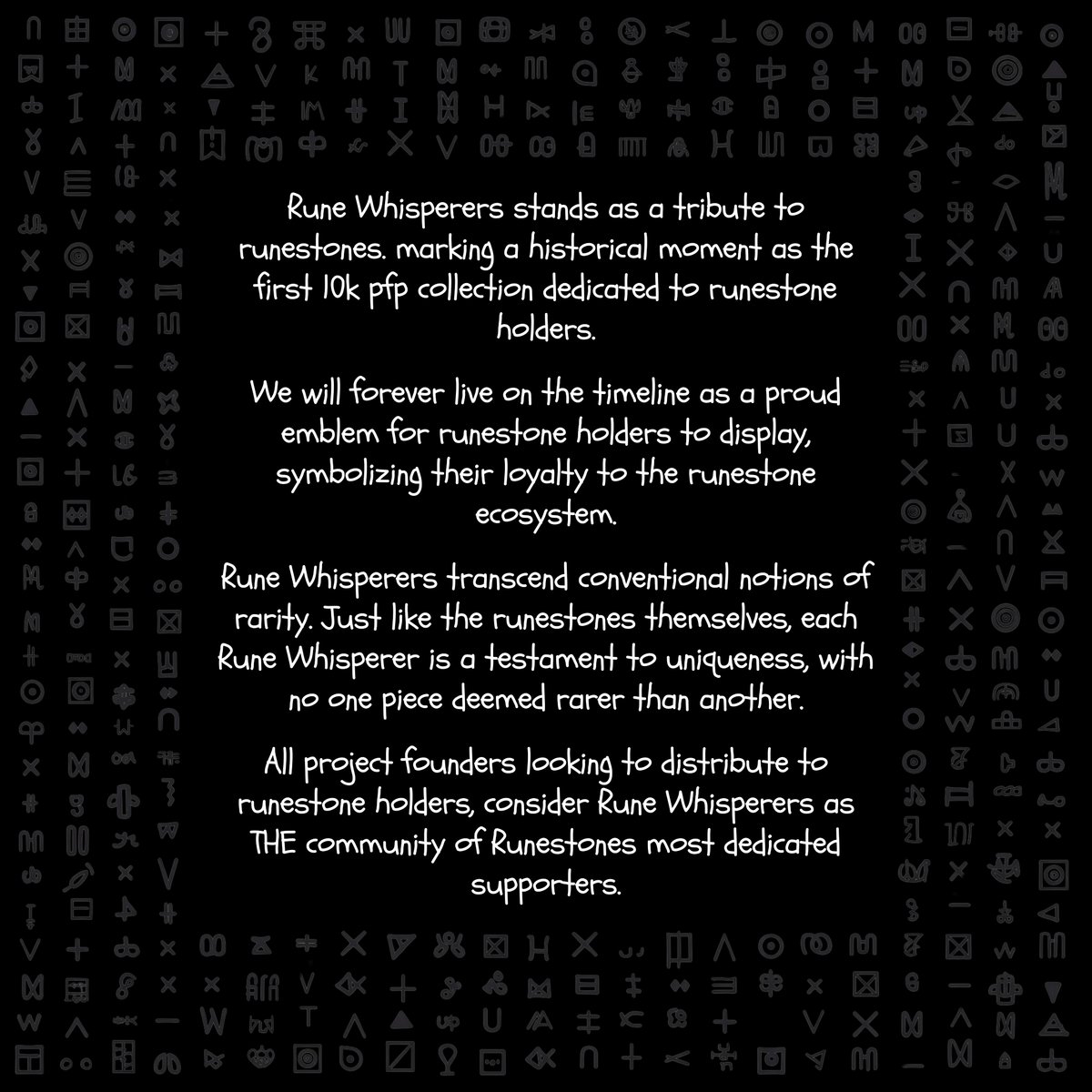 We are Rune Whisperers.