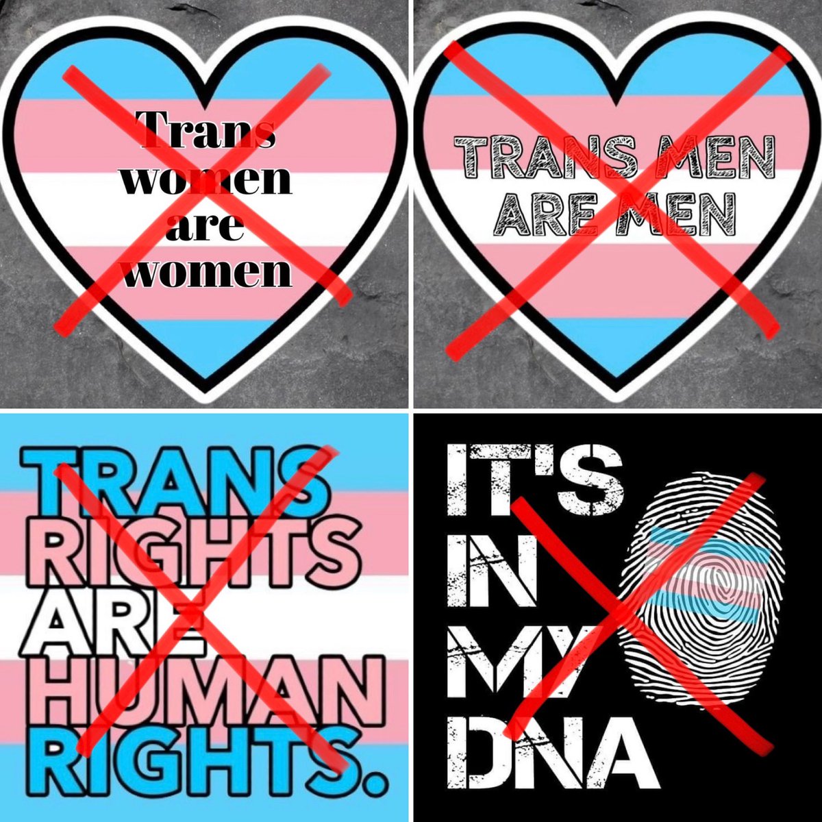 No. Trans women are not women. Trans men are not men. This “trans rights” movement isn’t about human rights - it’s about power and control. And no, it’s not in their DNA. That’s one of but many differences. I have no issue with transsexuals. I never have. And I never