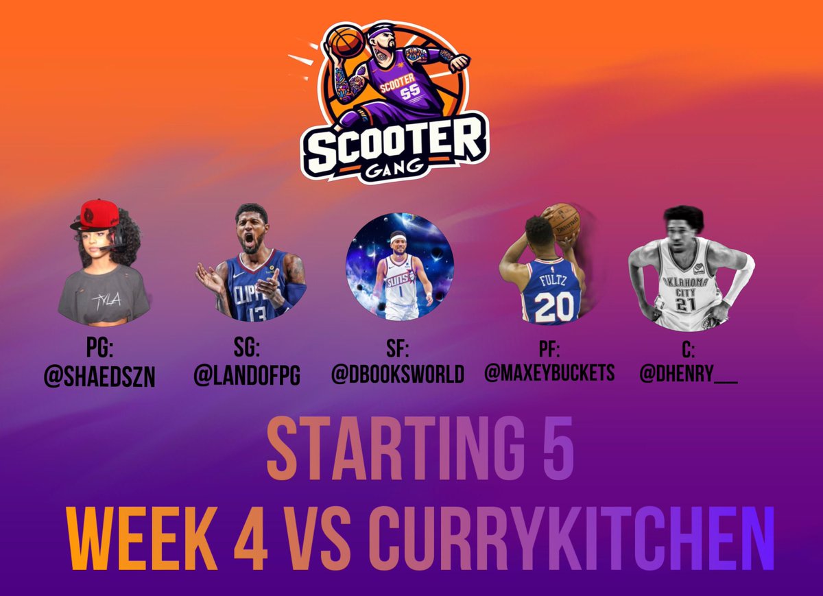 Week 4 vs #CurrysKitchen 

Let’s do it ! 💜🧡💜🧡