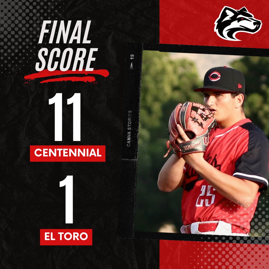 The Huskies beat El Toro 11-1 👏 🌟Stars of the game: Michael Malki 1-2, Grand Slam, 4RBI Michael Nonis 1-1, 2RBI Wyatt Arellano 1-3, 2RBI Chris David 2IP, 0H, 2K’s #Cen10baseball #FinalScore