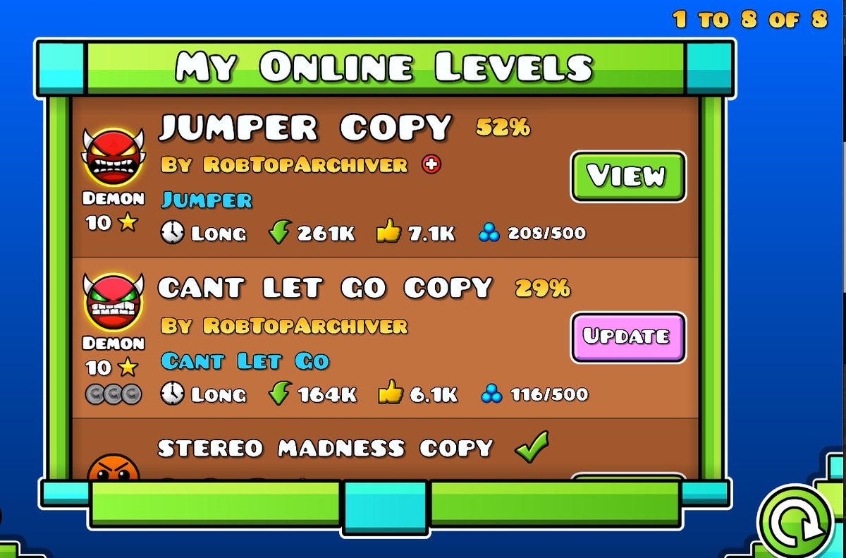 RobTop Archiver tweet media