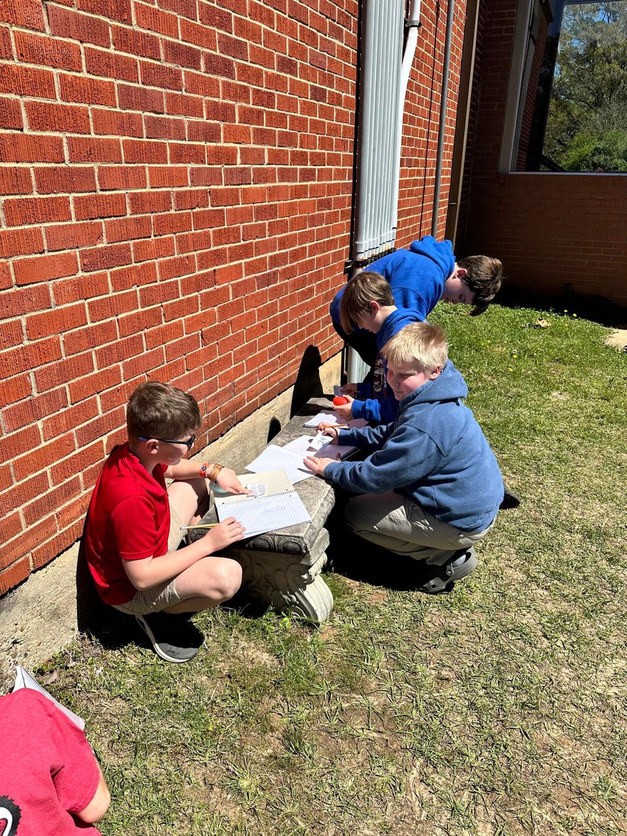 Mrs. Black's 5th graders had a blast with an Easter egg hunt while also reviewing their math standards! Each egg held a math problem for the students to solve. Once students cracked the problem, they then hid the eggs for other classmates to solve. 🐰🥚 #EasterFun #MathReview