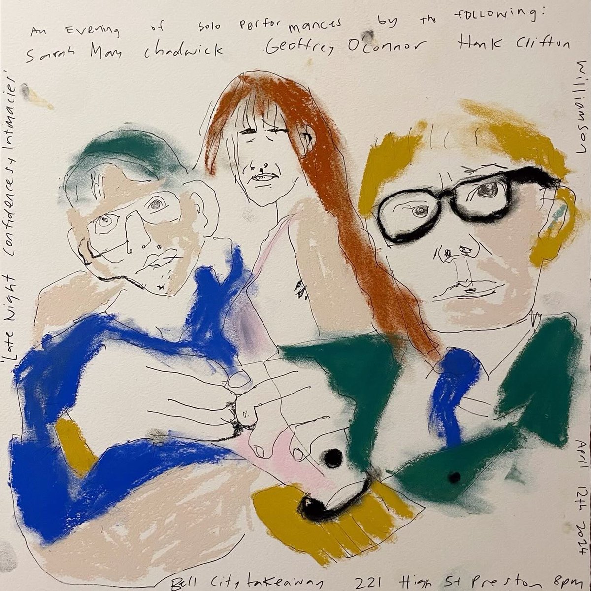 The delightful <a href="/GeoffreyOConnor/">Geoffrey O'Connor</a> plays Bell City Takeaway with Sarah Mary Chadwick and Hank Clifton-Williamson on April 12

events.humanitix.com/sarah-mary-cha…