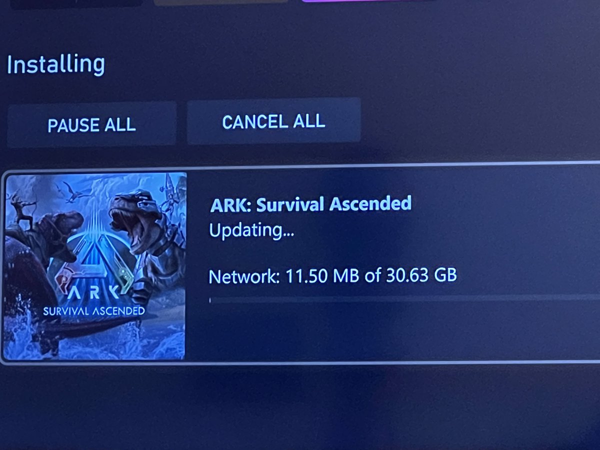 RobLoPR's tweet photo. @ARKAscendedNews Restart your consoles https://t.co/ykFBfaYnHI
