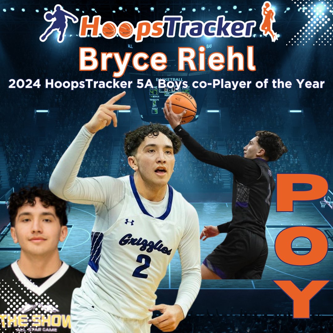 Congrats to @mauriceaustin24 and @BryceRiehl for winning Hoopstracker Boys 5A Player of the year shorturl.at/cpwHX @mesaridgehoops @gazettepreps @ChieftainPreps @BoCoPreps @coloradopreps @MRHSGRIZZLIES @PuebloSouthBB