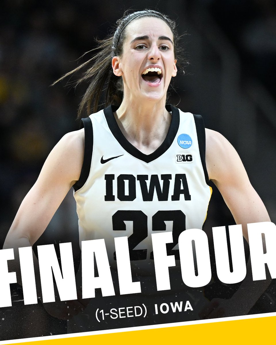 CAITLIN CLARK DROPS 41 🔥 The Iowa Hawkeyes are headed back to the Final Four‼️