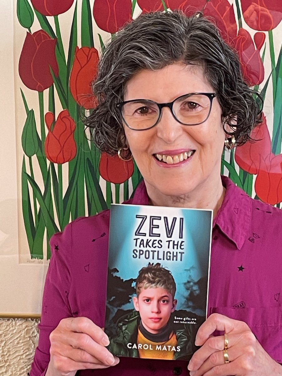 #MGBookChat Just popping in late after babysitting grandkids to say thanks for the wonderful chats. I know I was only here occasionally but it was lovely to have this community. New book out in April @orcabook. Zevi Takes the Spotlight! #mystery #paranormal #MG