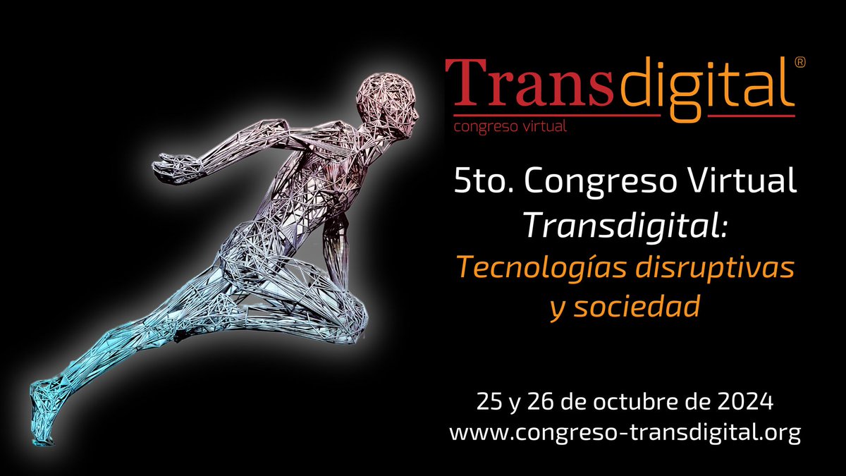 relaceorg's tweet image. Saludos RELACE
Prepárense para sumergirte en el mundo de las tecnologías disruptivas en el 5to. Congreso Virtual Transdigital. 
Fechas: 25 y 26 de octubre de 2024.
 Mayores informes: congreso-transdigital.org
#Transdigital #Tecnologiasdisruptivas #relace #ComunidadRelace