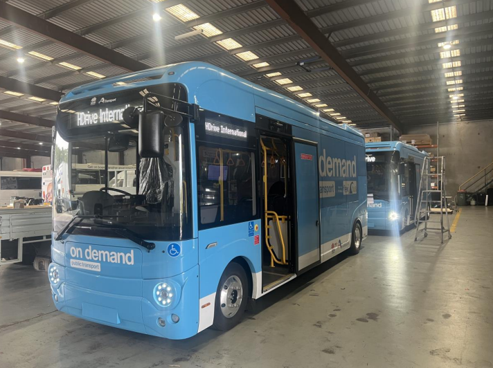 PureOneASX's tweet photo. 📸 The EV70 Mini Buses being readied for delivery
Recent announcement: https://t.co/HKJihGozEZ #hydrogen #HDrive #EV #PH2 #ASX https://t.co/7hK7gDHduC