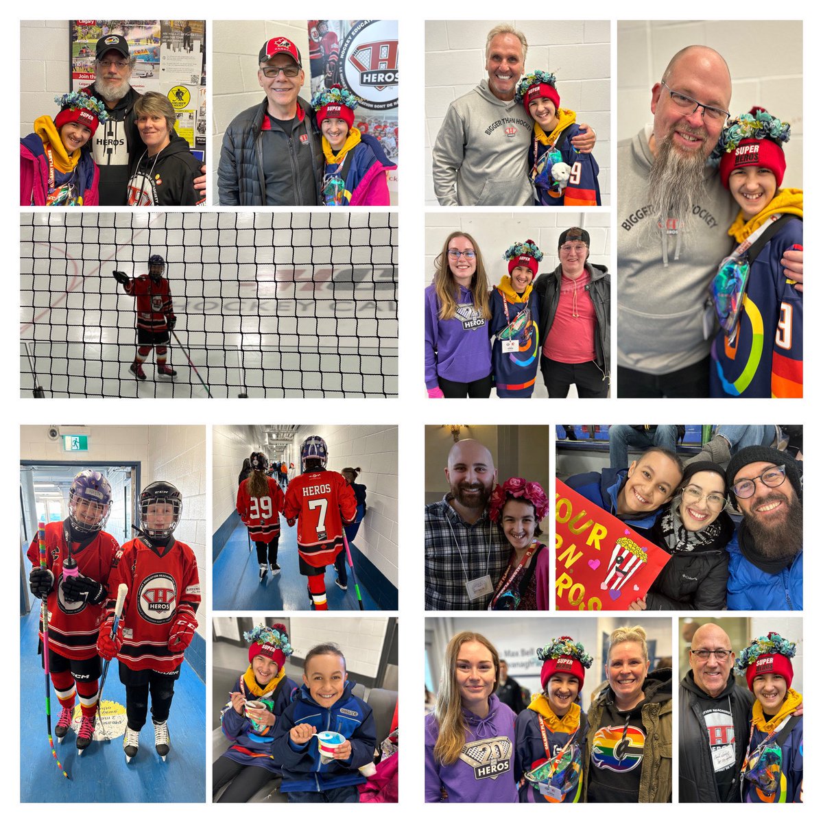 Thank you to all the amazing volunteers, coaches & people who helped put this event together & for giving our girl an opportunity we never thought she’d have to be a part of this incredible event. It was life altering in the best way possible #BiggerThanHockey