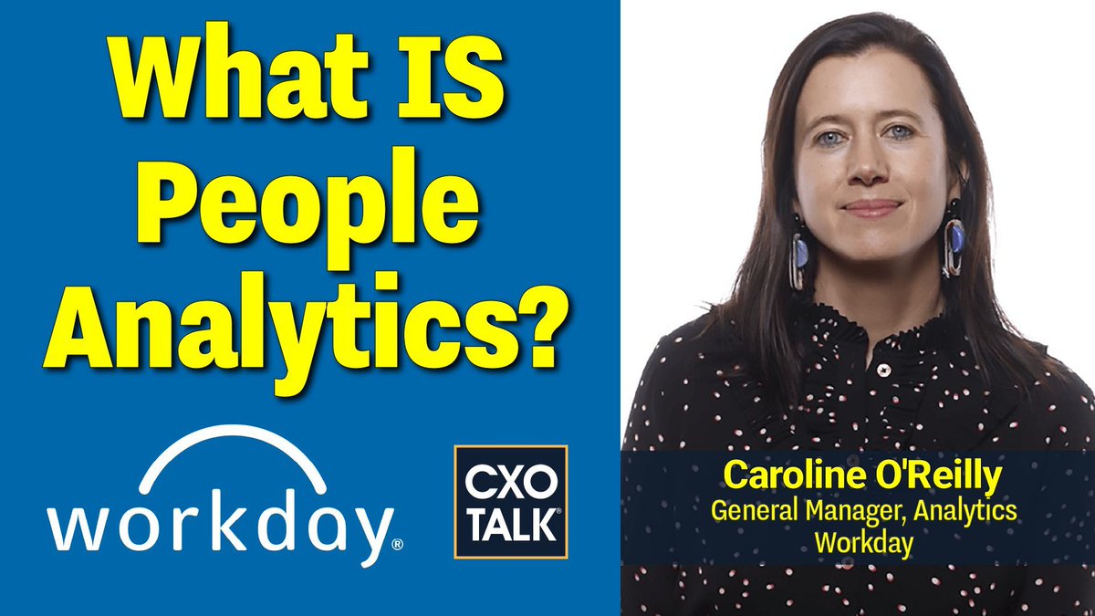 A manager or supervisor may have workforce questions such as * How often should employees come to the office? * What skills do people have or need? * Why people stay? -- @portixol, GM Analytics @Workday cxotalk.com/episode/what-i… #CXOTalk #HCM #Workforce #HR
