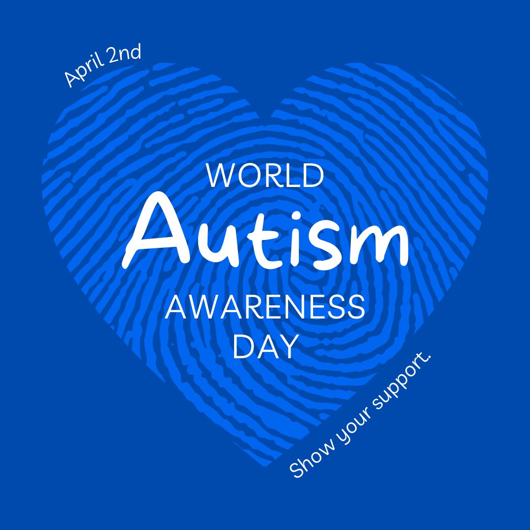 We are wearing blue tomorrow to show our support!