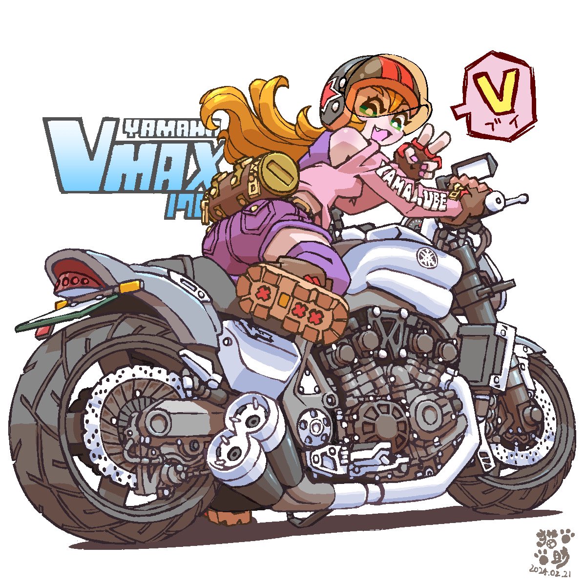 @jaycee3035 I have drawn in the past.
💁‍♀️
#bike #motorcycle #illustration #vmax