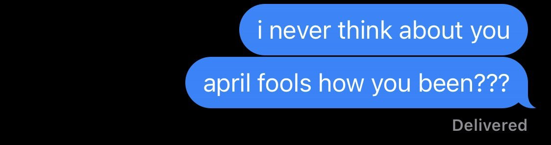 april foolsing my way back into her life