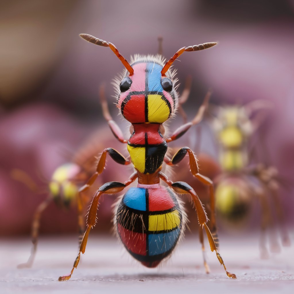 Mondrian | tilt shift | beautiful insects #PromptShare