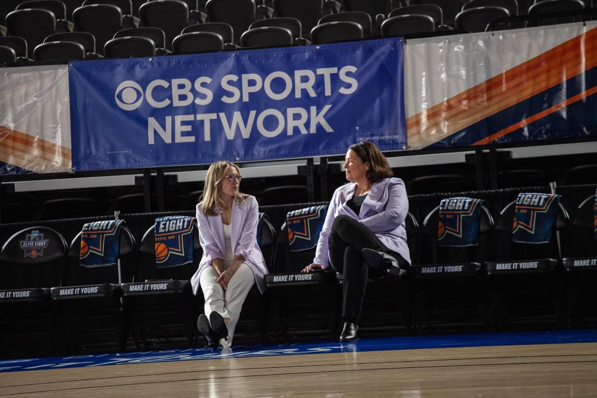 It’s the small moments that often mean the most … So special to have this quiet moment with <a href="/Coach_Thiesse/">Emilee Thiesse</a> before the championship game 😈 I am so blessed to be a Maverick and coach alongside my friend 💜💜 #MavFam #NattyChamps
