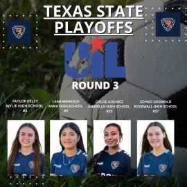Good luck on round 3 of the Texas high school state playoffs!