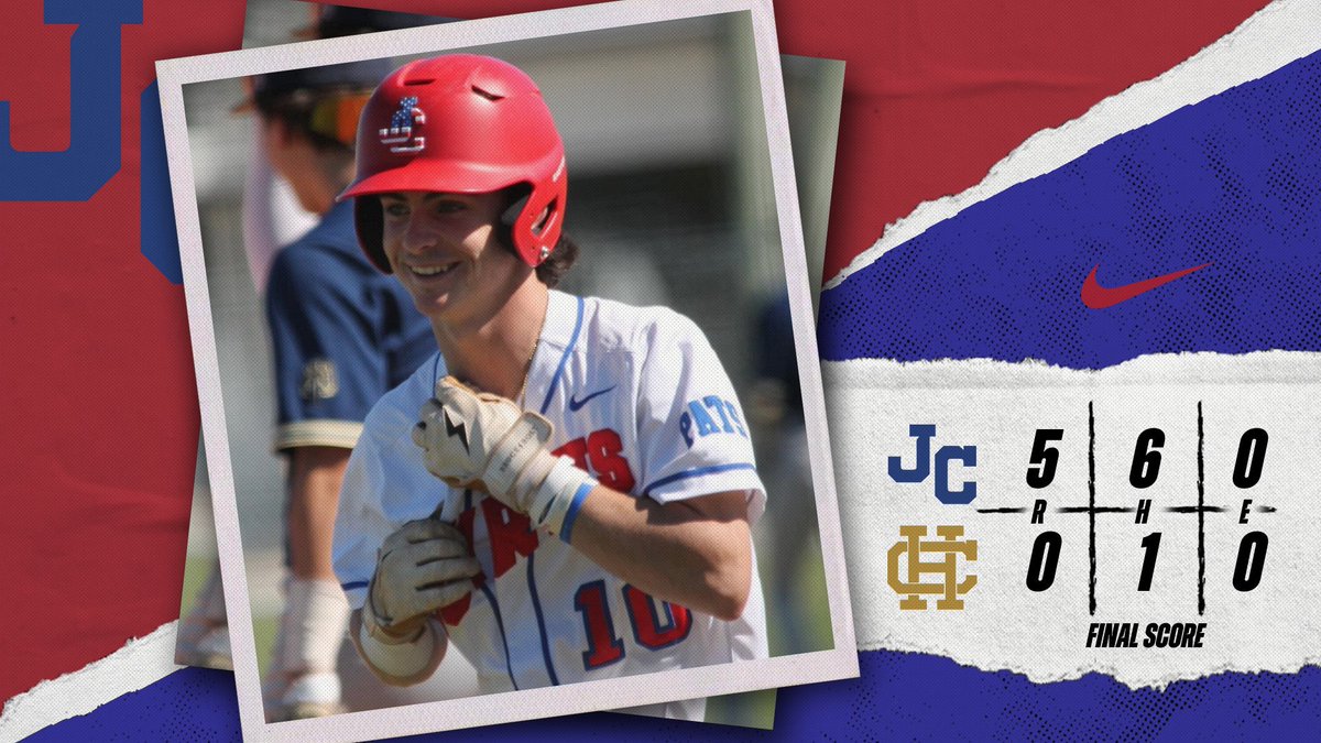 FINAL: The PATRIOTS defeat Holy Cross, 5-0! The PATRIOTS step out of district play and head to St. Thomas Aquinas on Tuesday at Austin Brooks Field in Hammond. First pitch is set for 1:00 PM! #PatriotPower #BCFL