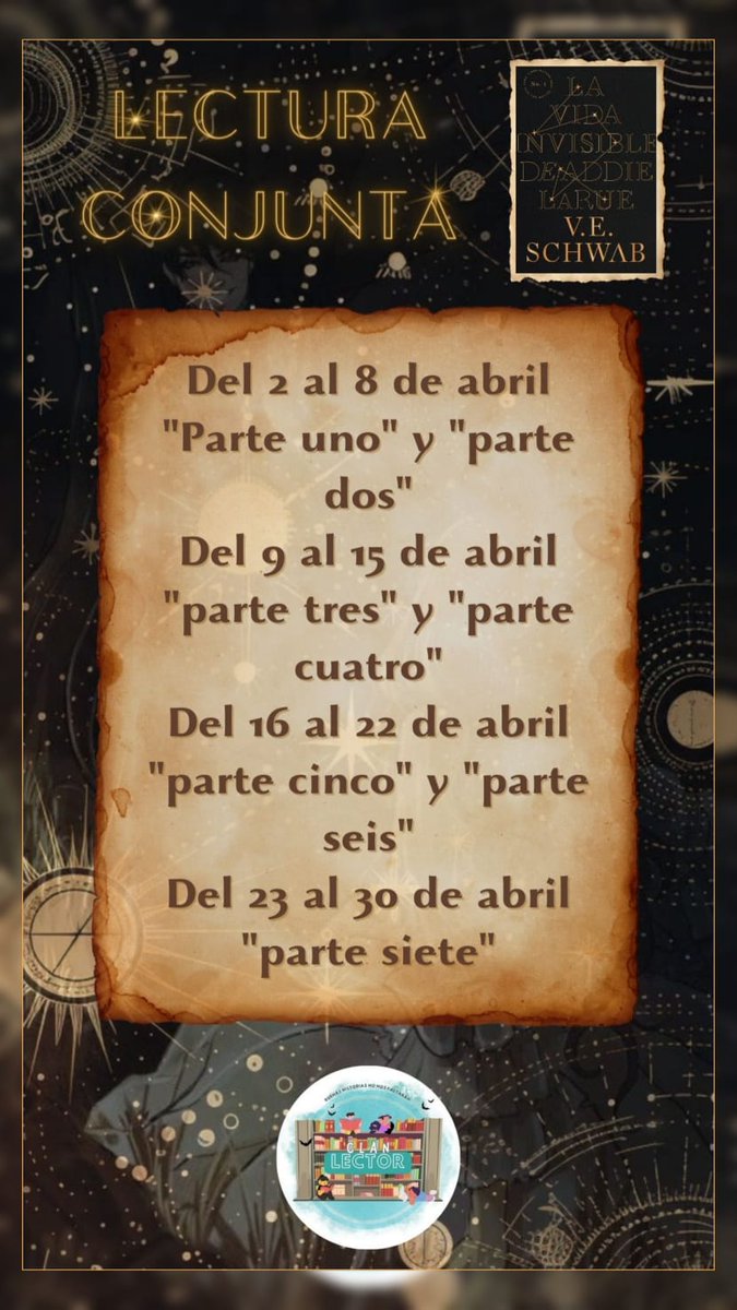ClanLector's tweet photo. Hola Clan 💙
Mañana damos inicio a la LC de abril, "La vida invisible de Addie Larue" de V.E. Schwab.
Estamos muy emocionados de compartir una lectura más con ustedes, esperamos puedan unirse.
Nos vemos mañana a las 9:30pm ✨ https://t.co/B0TMOo7AFh