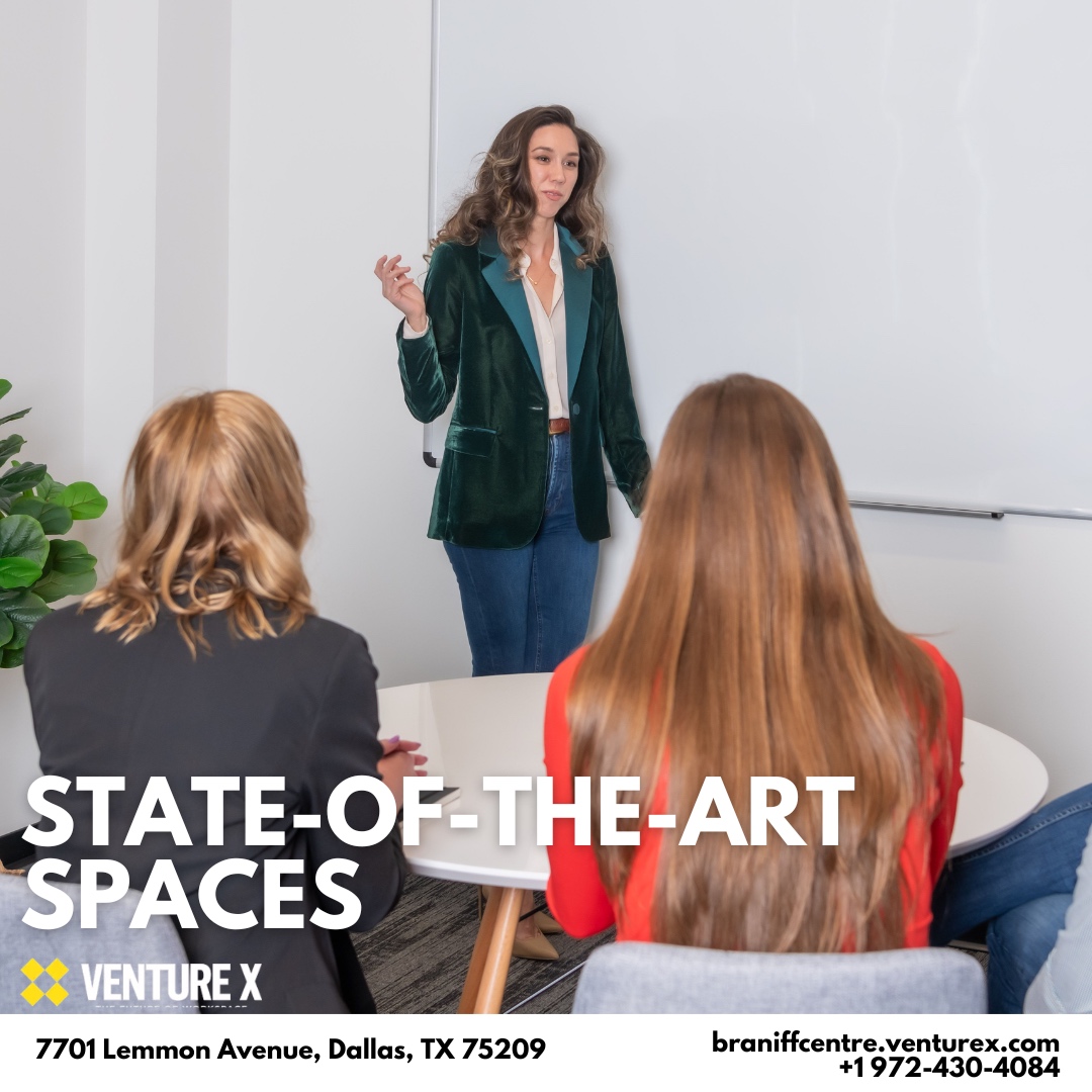 x_braniff's tweet image. Impress clients and team members with our premium meeting rooms equipped with cutting-edge technology. Book now! #MeetingRooms #PremiumSpaces #VentureXDallas #BraniffCentre #DallasCoworking #MeetingSpace #BookNow