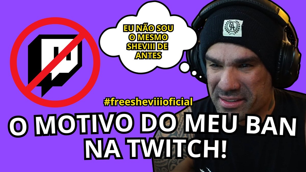 sheviii2k's tweet photo. Agora as 19h no youtube o motivo do meu ban, vou mostrar o clip do momento q fui banido e vou assistir ao vivo com vcs. https://t.co/PkTxDcxrcA