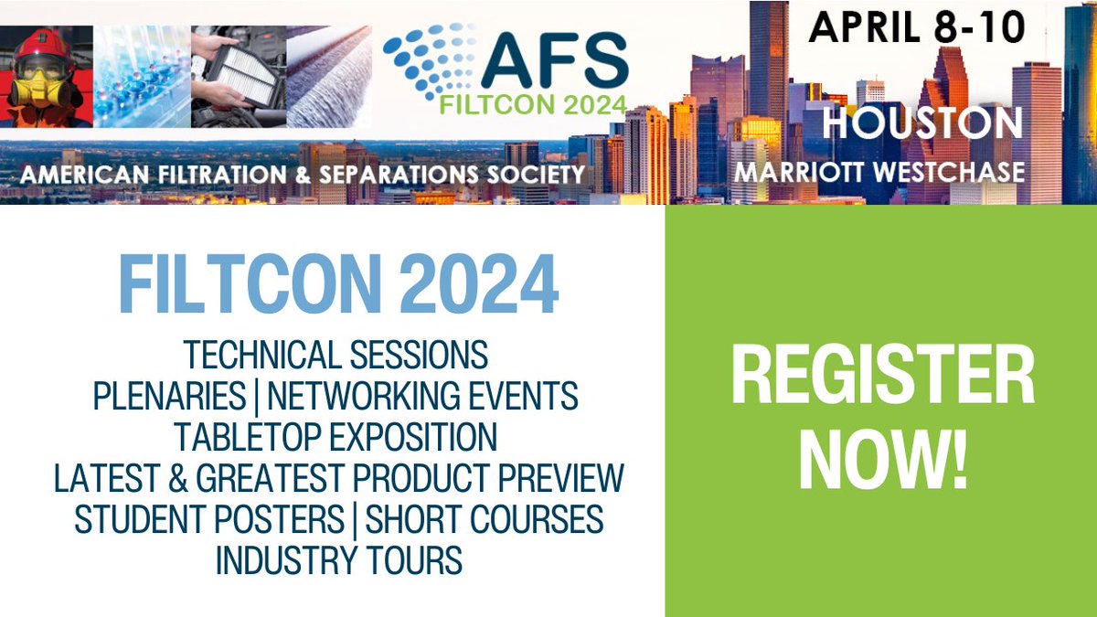 #FiltCon24 is just days away! Online registration remains open until Friday, April 5. Register today! filtcon.joynconference.com/v2/
