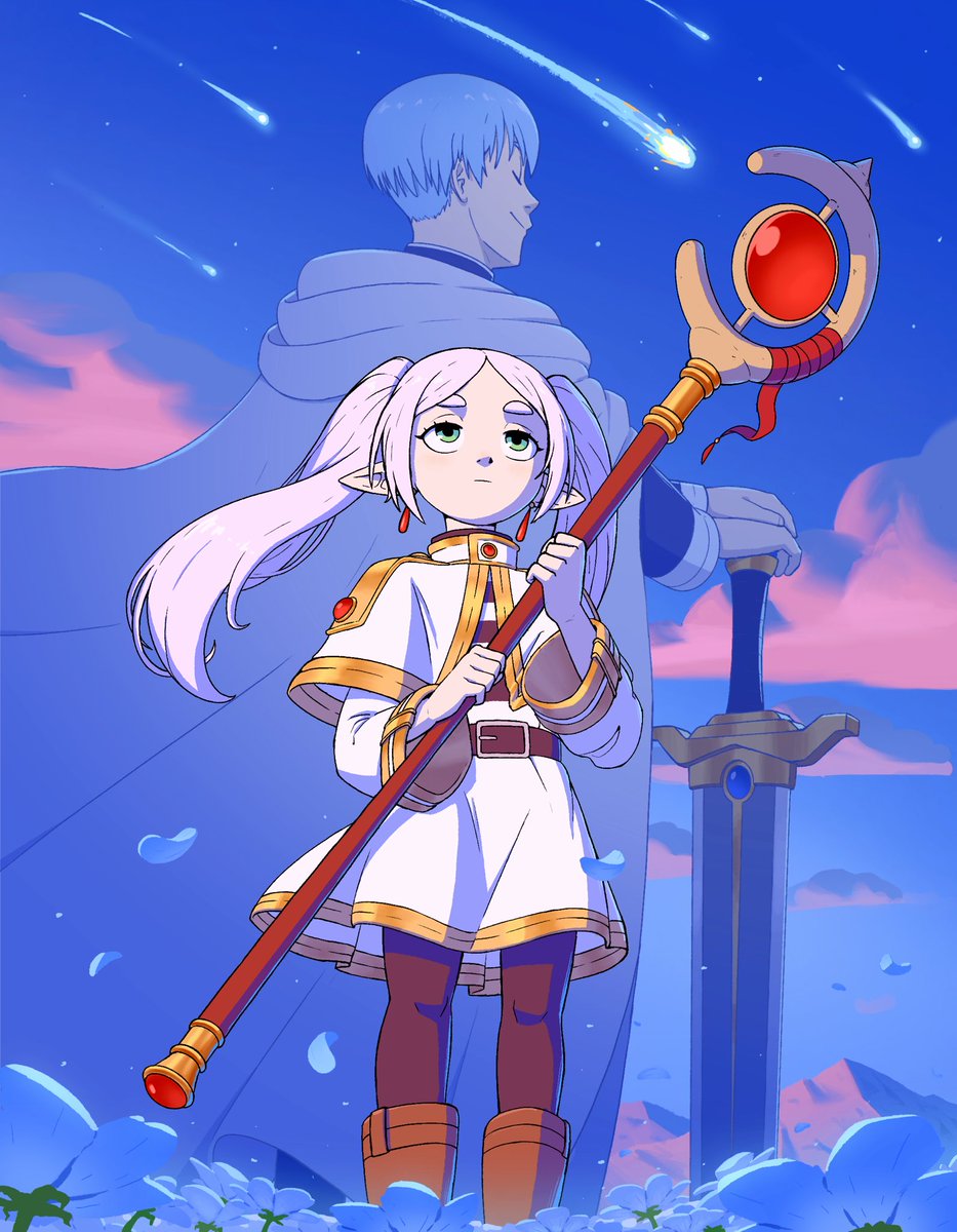 Frieren fanart. Took a while, but im happy how it turned out.

#Frieren #frierenfanart