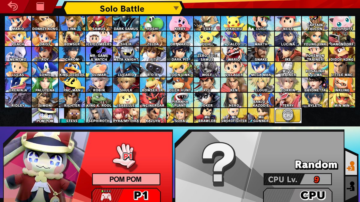 Tuont0's tweet photo. new smash character
#PomPomPower https://t.co/scbOEdfPz2