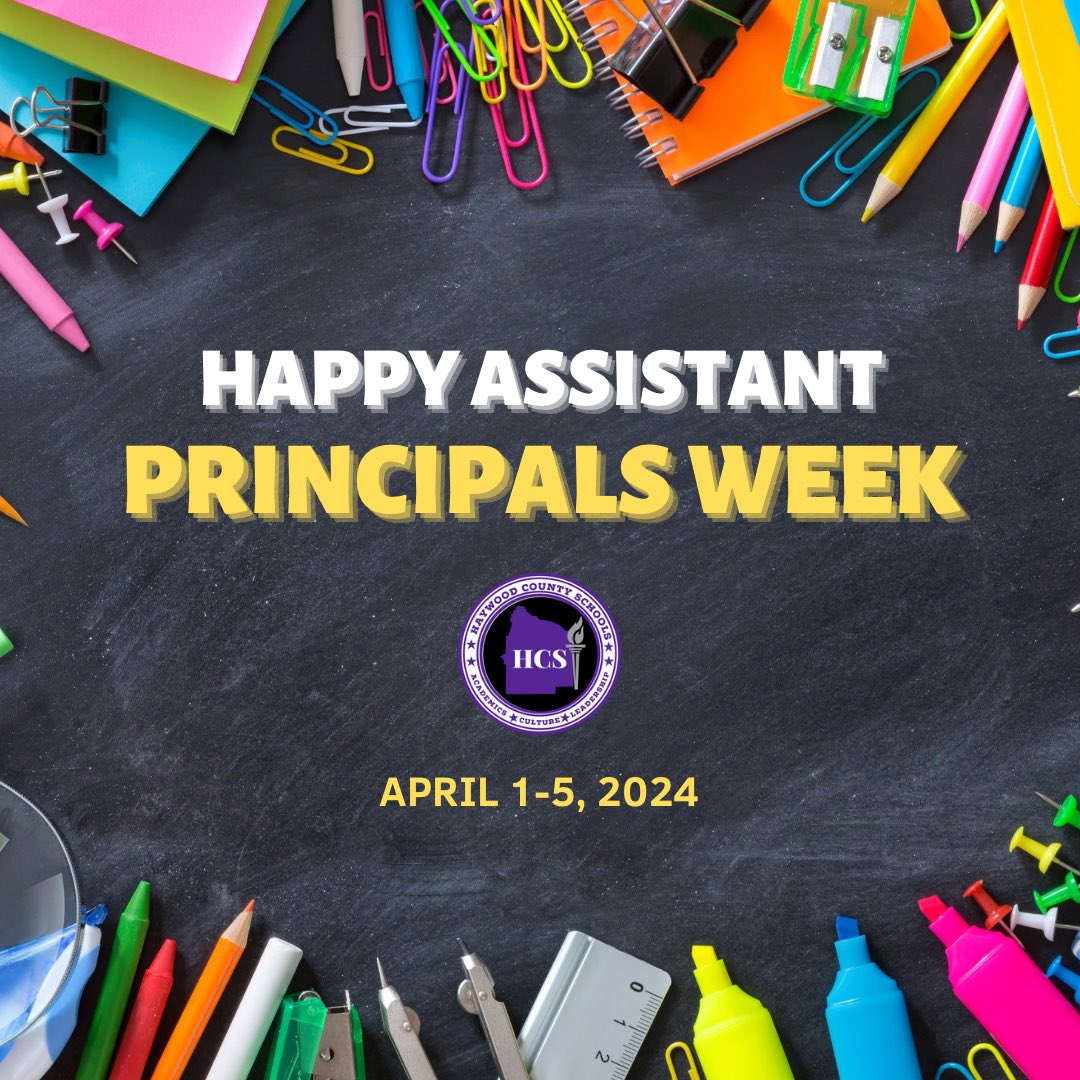 This week, we honor and recognize the incredible Assistant Principals of HCS for their dedication, passion, and unwavering commitment to supporting our students, staff, and school communities! #AssistantPrincipalsWeek #ThankYouAPs
