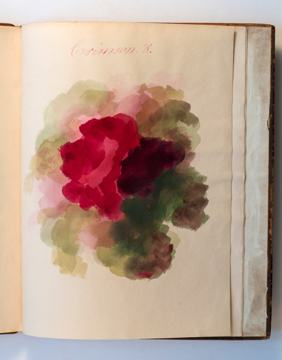 A short piece on blots, dots and spots in colour history for Chromobase, database of the @ercchromotope project which explores the cultural impact of new colours in the 1850s: 'Mary Gartside’s abstract afterlife? Blots in George Barnard’s paint manual' chromobase.huma-num.fr/narratives/mar…