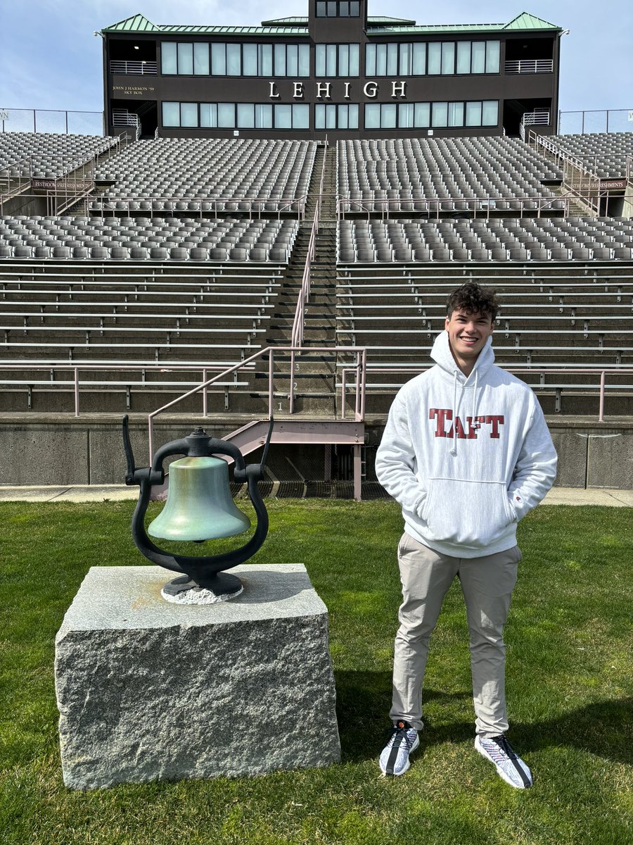 Had a great visit at Lehigh! Thank you <a href="/CoachRichNagy/">Rich Nagy</a> for the invitation. I loved watching the team compete and practice. Awesome Energy!
<a href="/TaftFootballCT/">Taft Football</a>