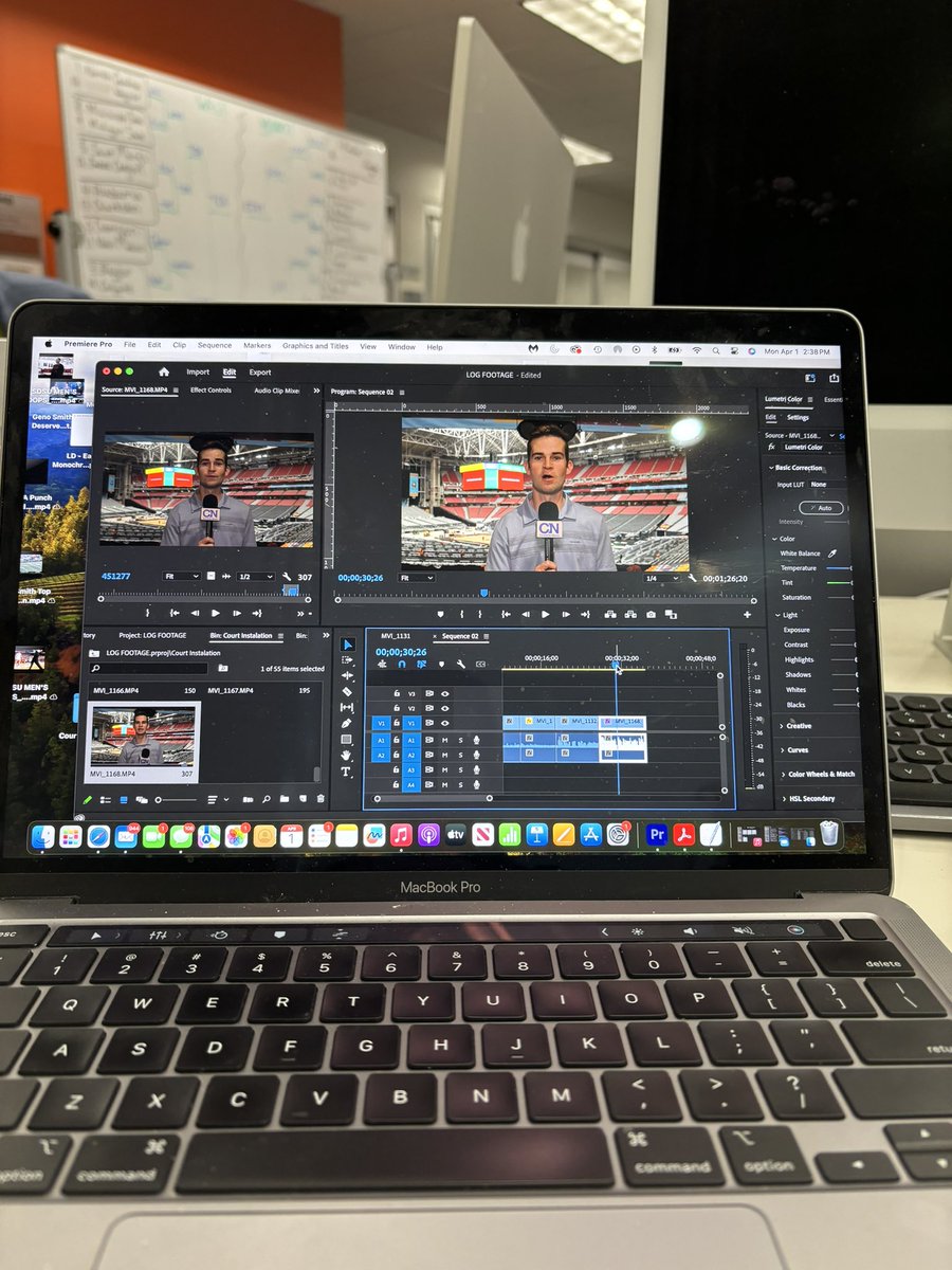 Final Four week is here! I got a package on the way in which you’ll learn how the court gets made and installed at State Farm Stadium. <a href="/sportscronkite/">Cronkite News: Phoenix Sports</a>