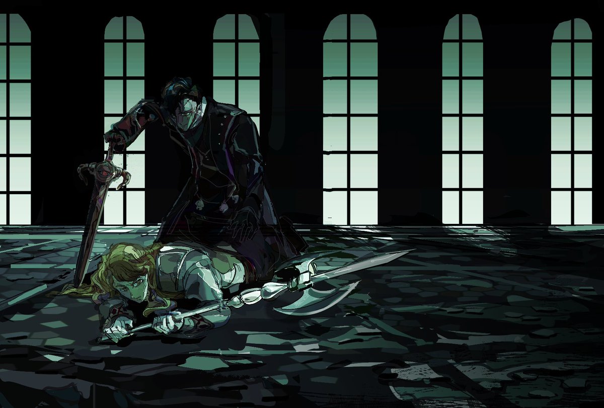 闇×聖ヒュフェの戦い