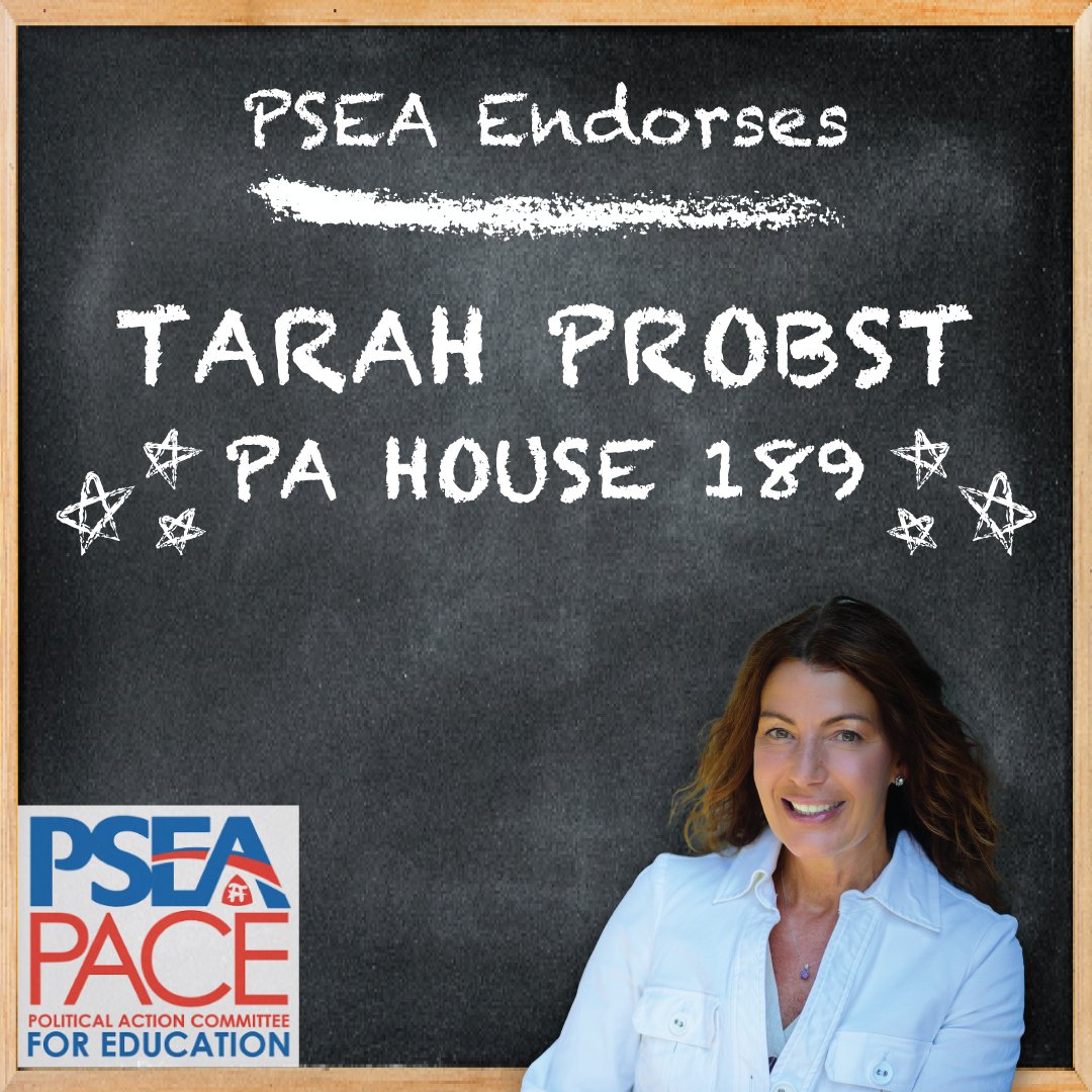 I stand with teachers, and I'm so proud to have received the endorsement from The Pennsylvania State Education Association's Political Action Committee for Education. @PSEA
