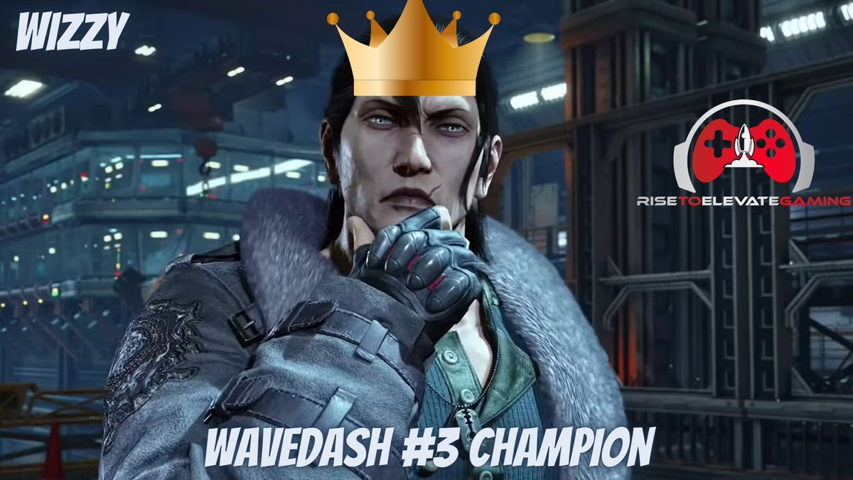 Big Congratulations To @MachineGunWizzy For Winning Wavedash #3 🚀 #riseroelevategaming #tekken8 #fgc