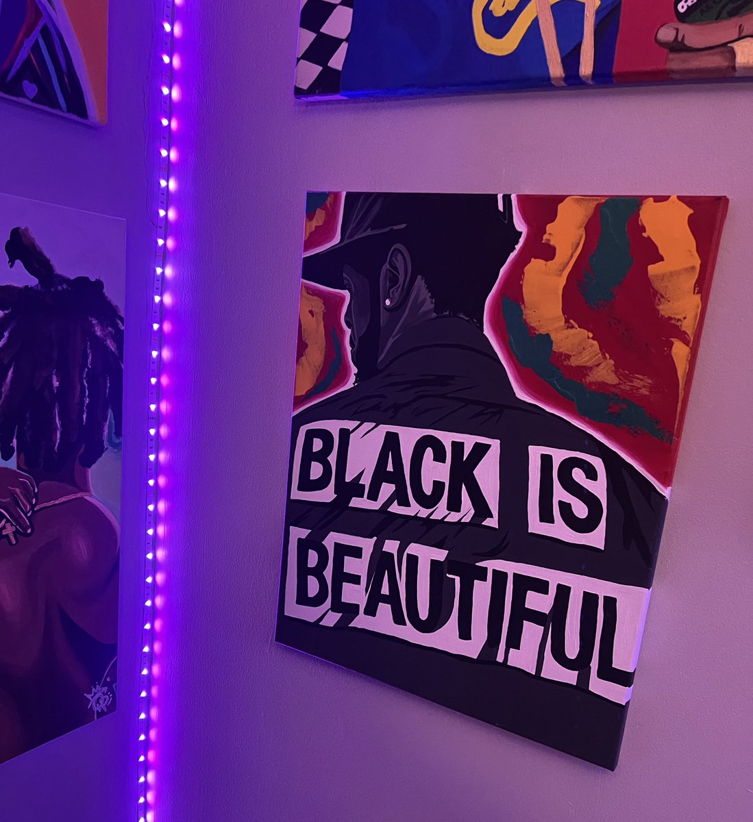 Black is Beautiful 🎨 #artoftheday