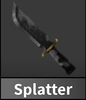 Update: MM2 Splatter knife has been changed