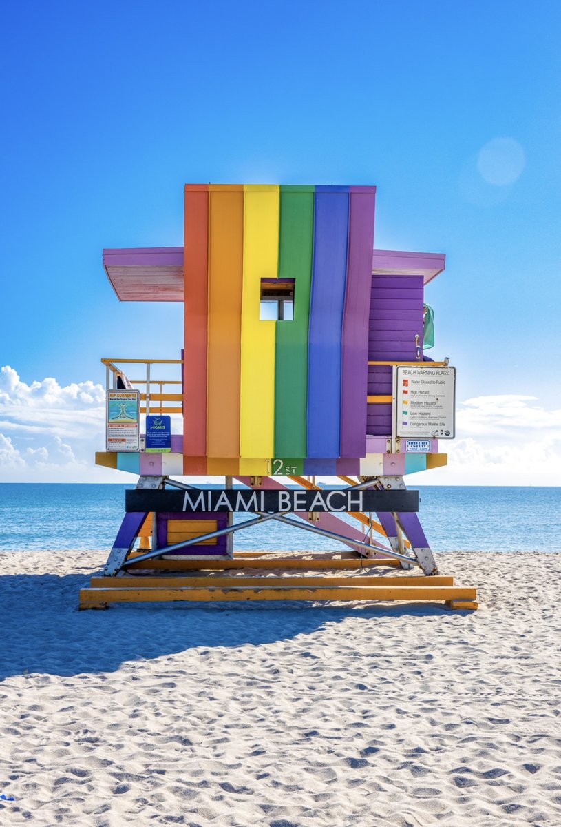 Happy Miami Beach Pride month! ❤️🧡💛💚💙💜🩷