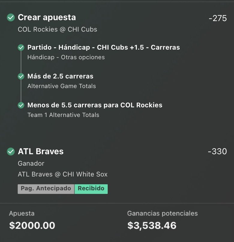 Se cobró la primera apuesta del mes con momio de -130 ✅✅✅

Ya arriba el Free Pick de hoy: t.me/moniapicks

#mlb #MLB #apuestasdeportivas
