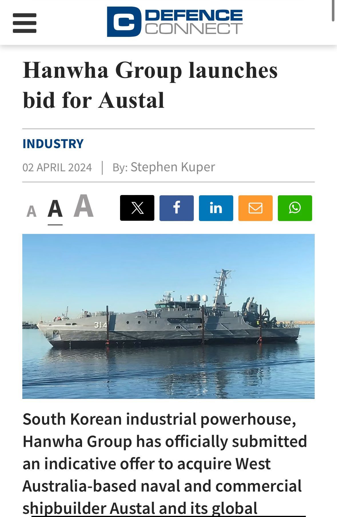 Jennifer Parker on X: "An interesting one to watch with some potentially significant implications for Australian shipbuilding, and perhaps Australia's future general purpose frigate. @SteveKuper2 https://t.co/zRoiehIVGG https://t.co/IGhPtM4Ne1" / X