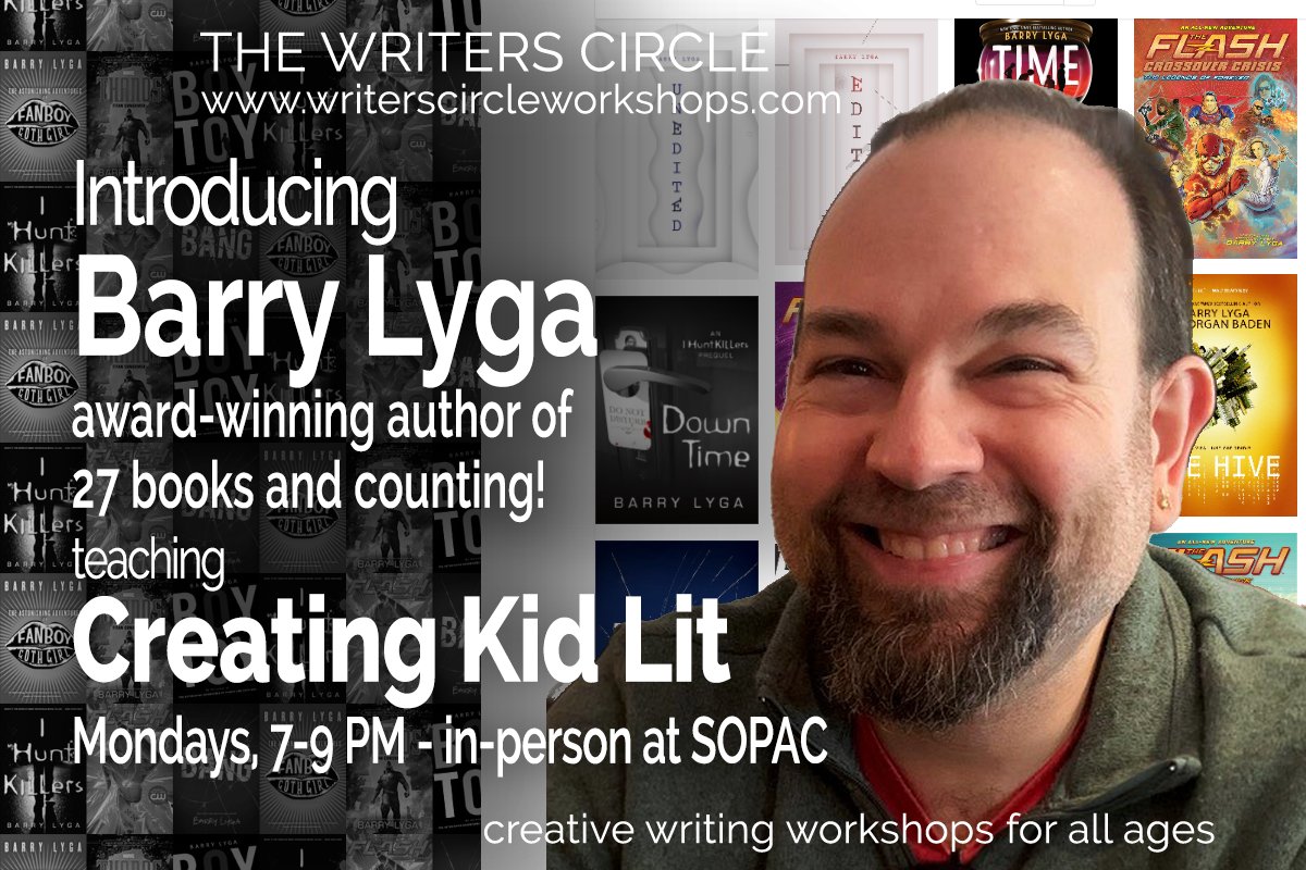 Have you been itching to write the children's book of your dreams but don't know where to start? Take Creating Kid Lit with @barrylyga 
#WritingCommunity #writingworkshops #creativewriting #kidlit #childrenswriting #childrensauthor #picturebooks #graphicnovel #AuthorsOfTwitter